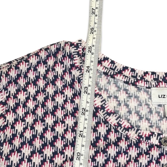 Liz Claiborne Women's Pattern Blouse Top Size Large - Picture 10 of 12